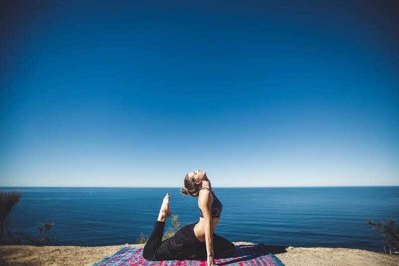 Pilates stretching exercise